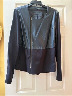 Harvey Bernard Faux Leather Jacket